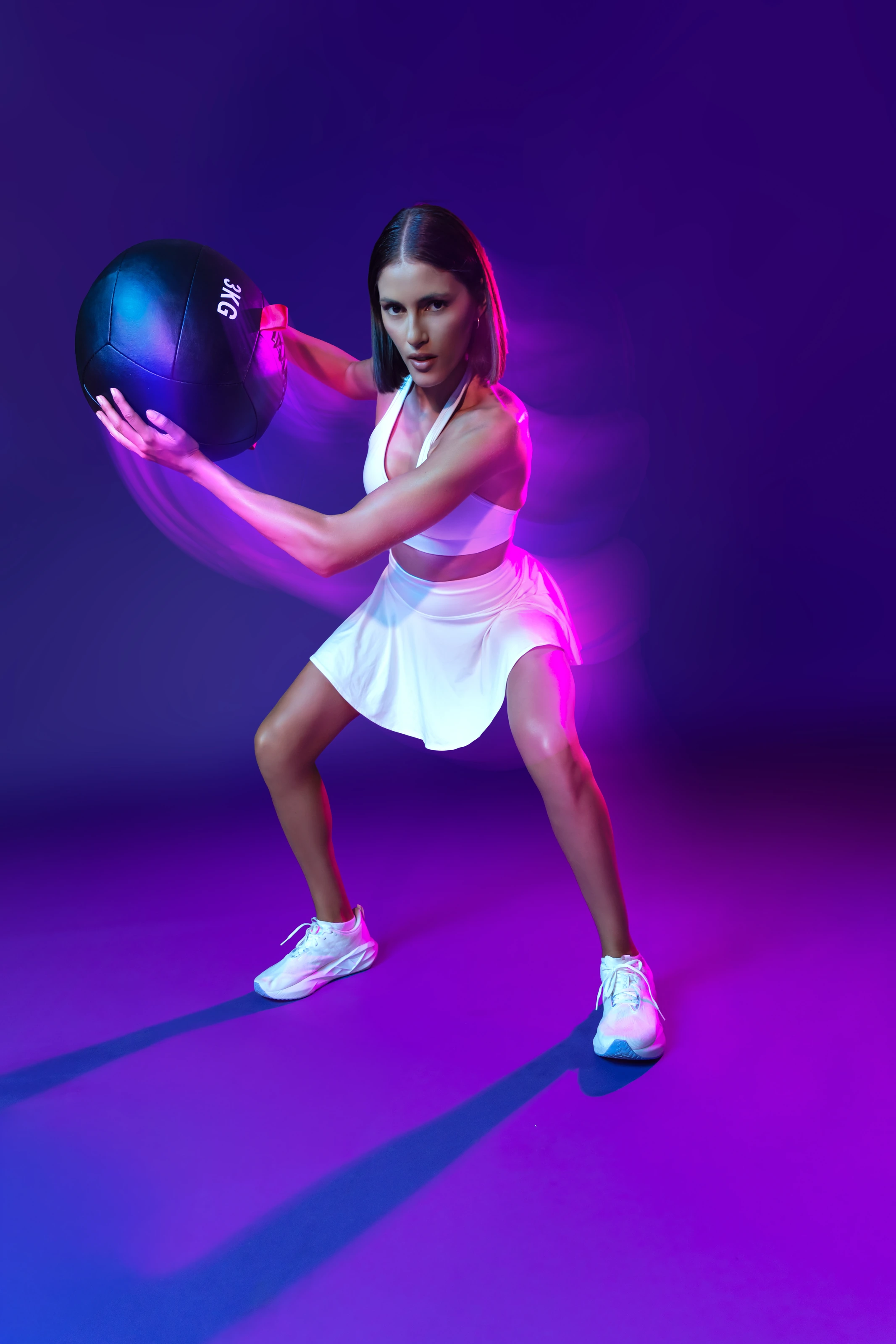 Athletin beim Functional Training · Shootingmotiv
